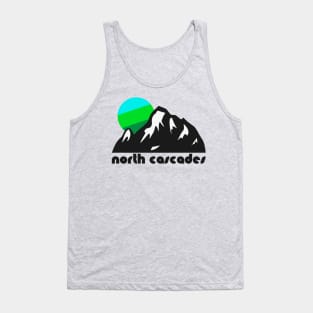 Retro North Cascades ))(( Tourist Souvenir National Park Design Tank Top